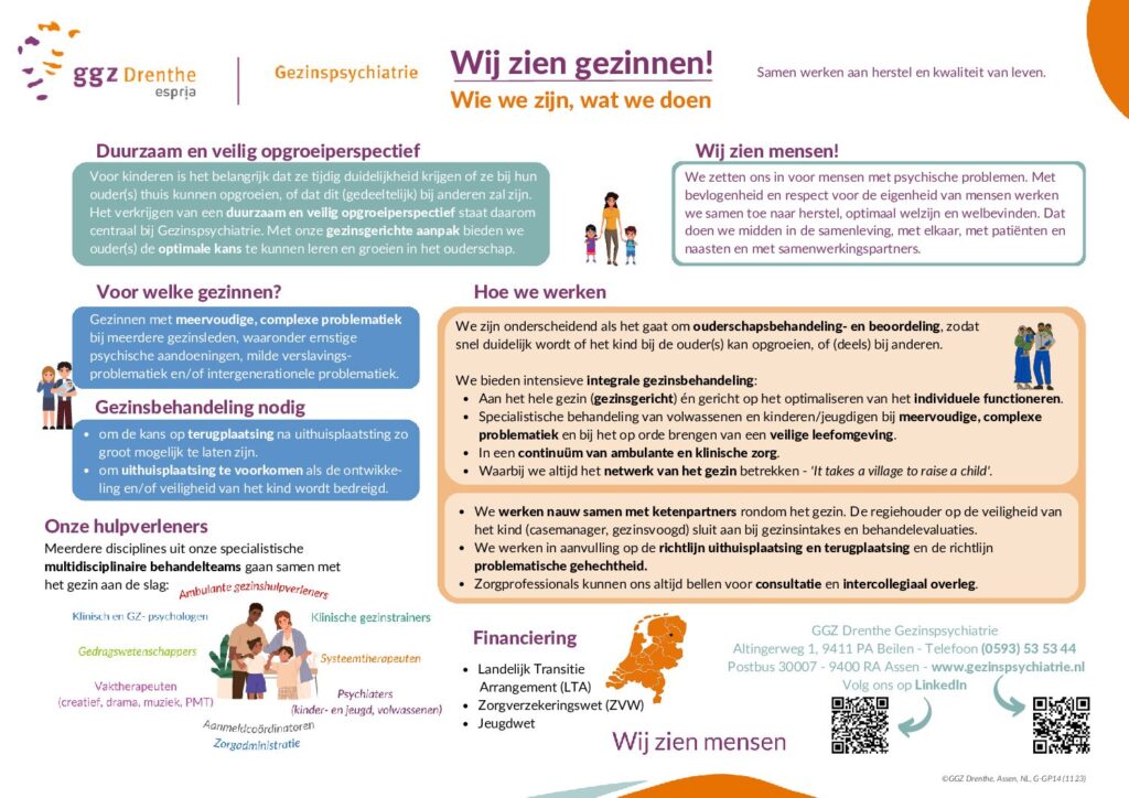 Gezinspsychiatrie GGZ Drente